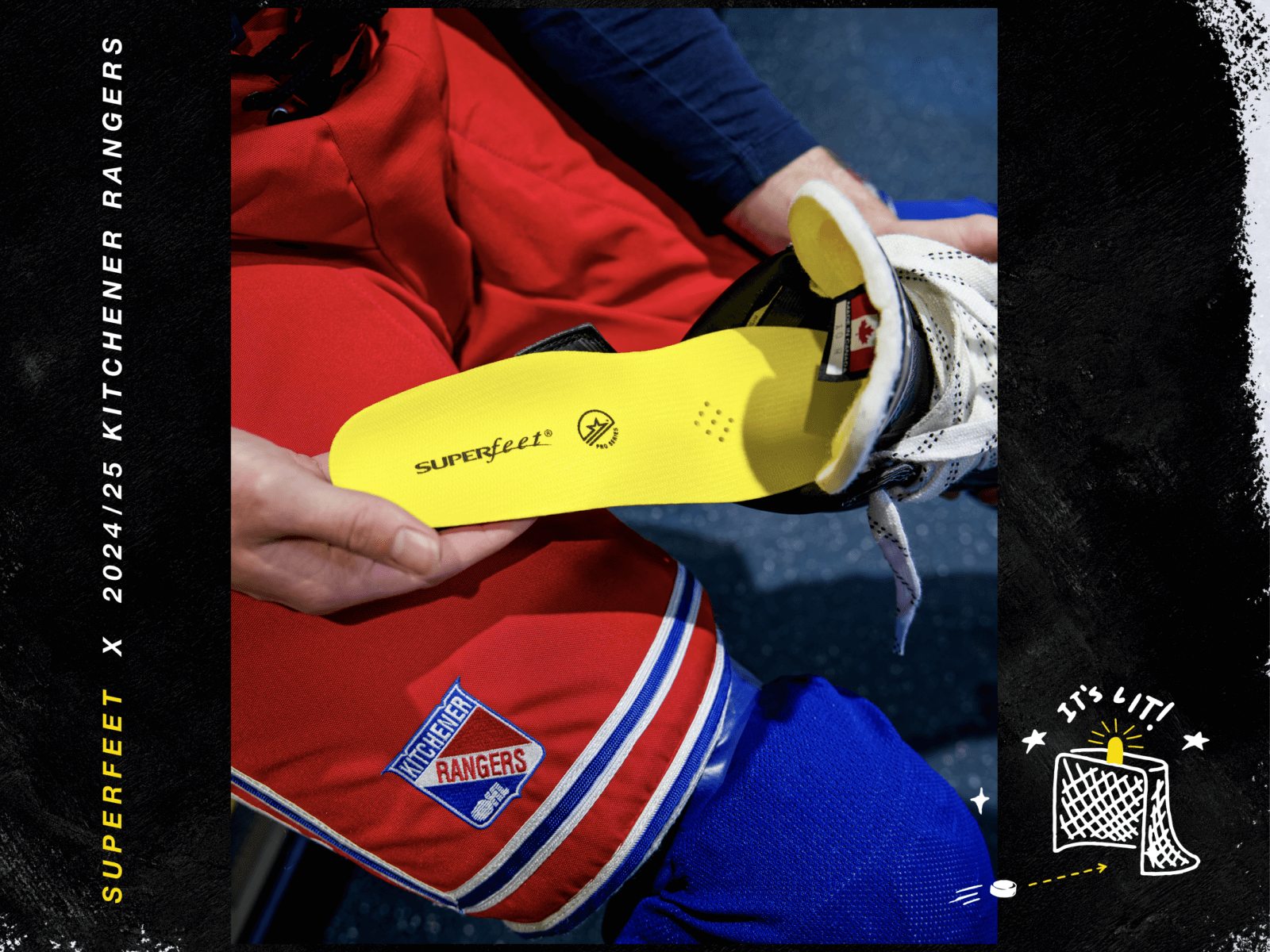 Superfeet becomes the insole partner for the Kitchener Rangers hockey club in Canada.